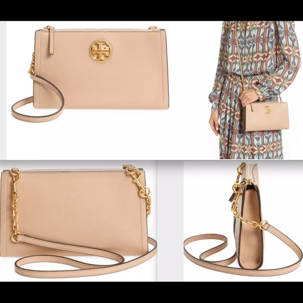 Tory Burch Carson Zip Top Crossbody Bag NWT